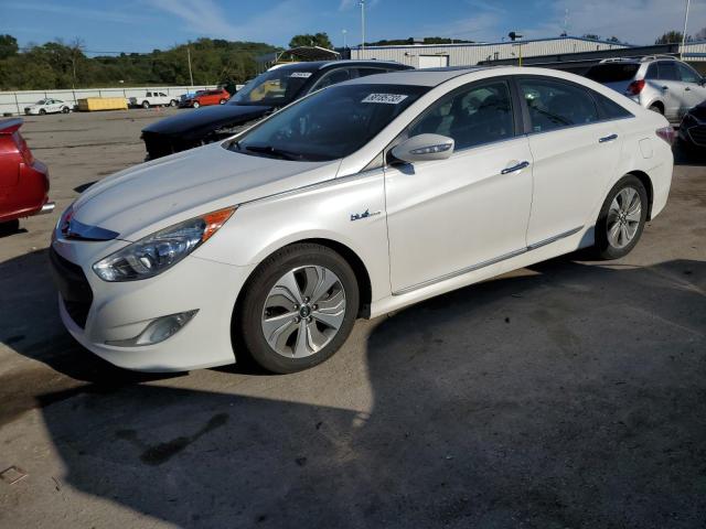 KMHEC4A49DA094154 - 2013 HYUNDAI SONATA HYBRID WHITE photo 1