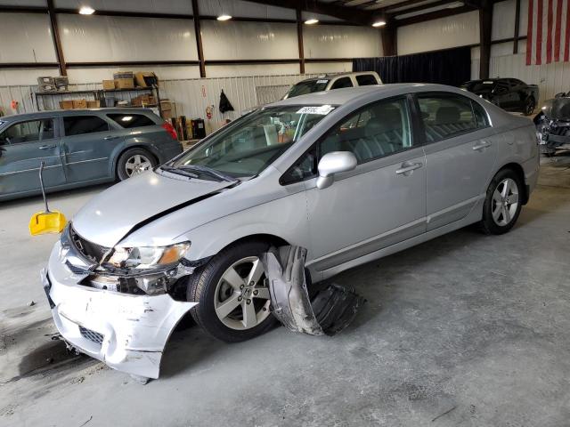 2HGFA16689H306320 - 2009 HONDA CIVIC LX-S Արծաթագույն լուսանկար 1