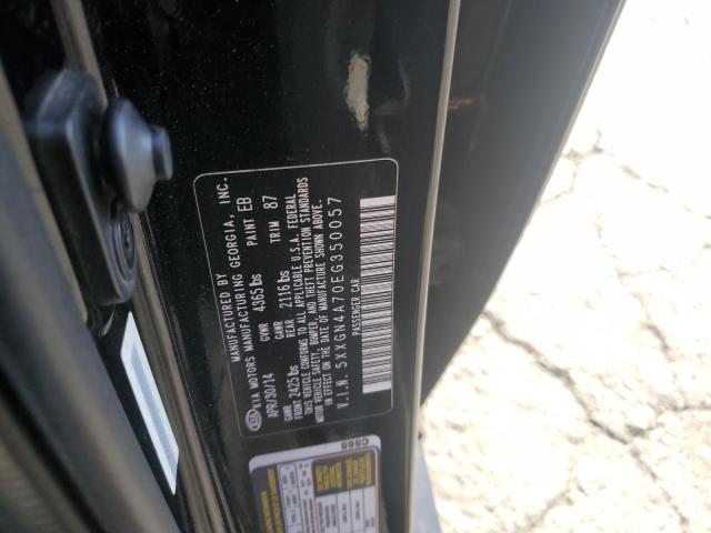 5XXGN4A70EG350057 - 2014 KIA OPTIMA EX BLACK photo 12