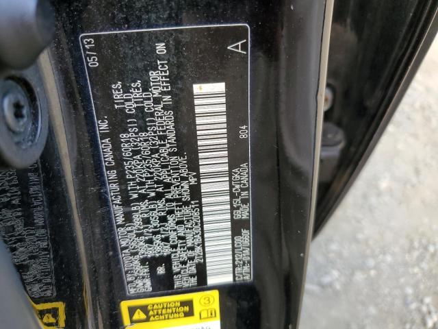 2T2BK1BA3DC208511 - 2013 LEXUS RX 350 BASE Noir photo 13