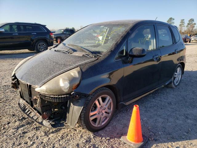 JHMGD37677S055198 - 2007 HONDA FIT S 黑色 照片 2