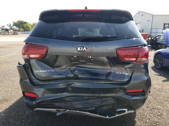 5XYPHDA56LG622755 - 2020 KIA SORENTO EX GRAY photo 6