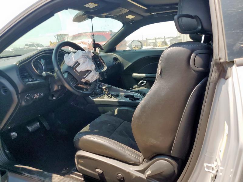 2C3CDZFJXNH168614 - 2022 DODGE CHALLENGER R/T SCAT PACK GRAY photo 7