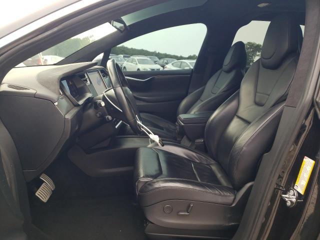 5YJXCBE48HF052809 - 2017 TESLA MODEL X Սև լուսանկար 7