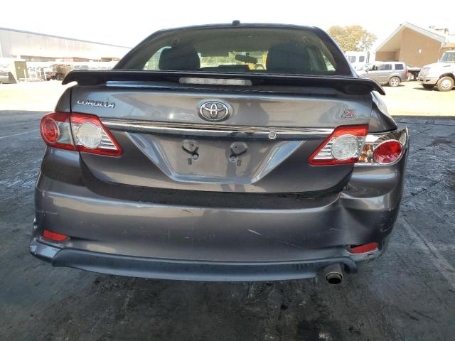 2T1BU4EE5CC895262 - 2012 TOYOTA COROLLA BASE GRAY photo 6