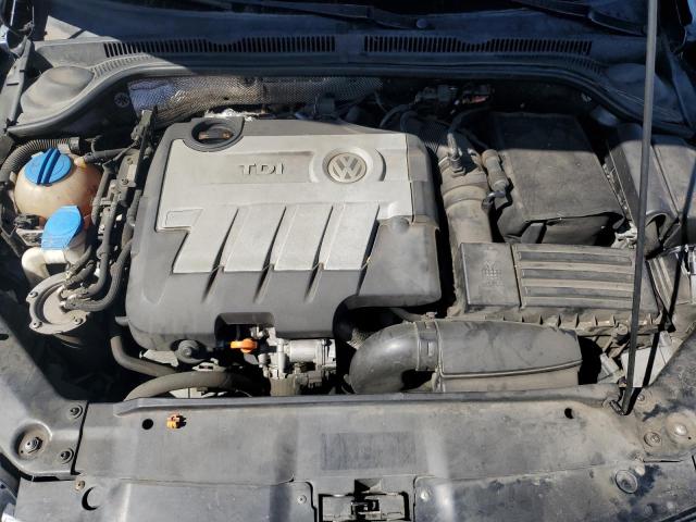 3VWLL7AJ3DM410313 - 2013 VOLKSWAGEN JETTA TDI CHARCOAL photo 11