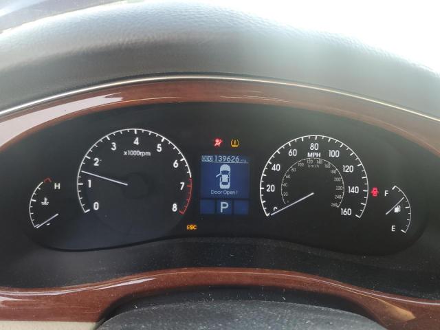 KMHGC4DD9CU176662 - 2012 HYUNDAI GENESIS 3.8L BURGUNDY photo 9