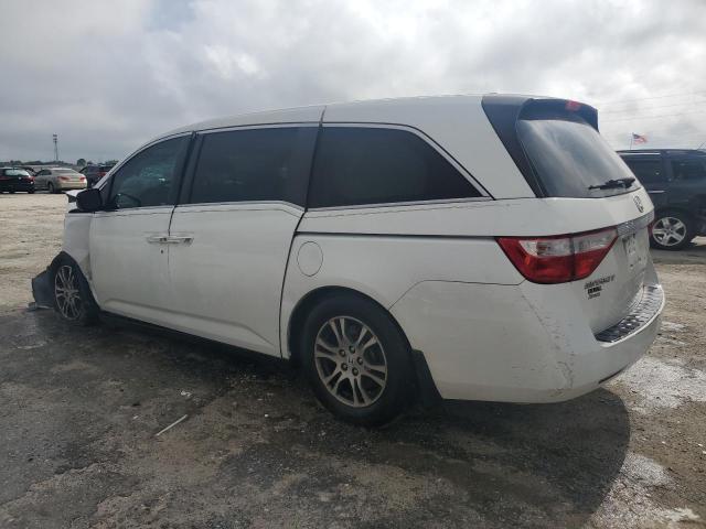5FNRL5H66DB062563 - 2013 HONDA ODYSSEY EXL WHITE photo 2