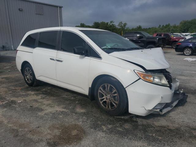 5FNRL5H66DB062563 - 2013 HONDA ODYSSEY EXL WHITE photo 4