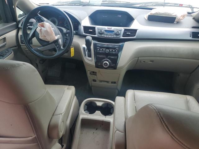 5FNRL5H66DB062563 - 2013 HONDA ODYSSEY EXL WHITE photo 8