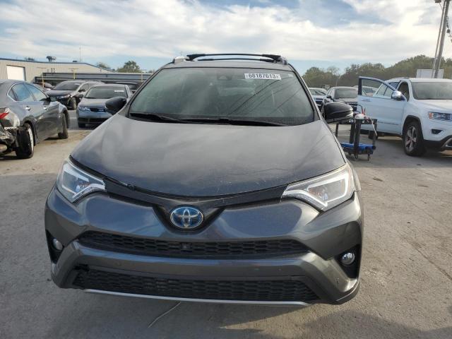 JTMJJREVXJD184206 - 2018 TOYOTA RAV4 HV SE GRAY photo 5