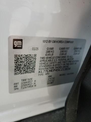 KL77LHEP4SC213834 - 2025 CHEVROLET TRAX 1LT თეთრი ფოტო 13