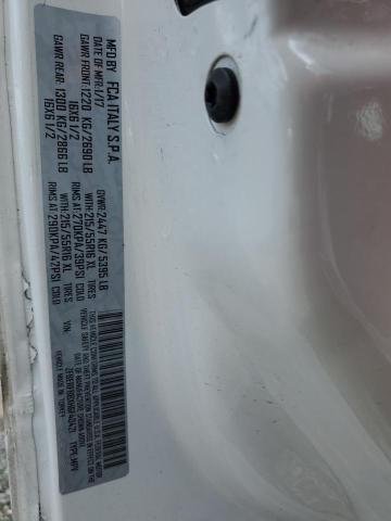 ZFBERFBBXH6F40421 - 2017 RAM PROMASTER SLT WHITE photo 14