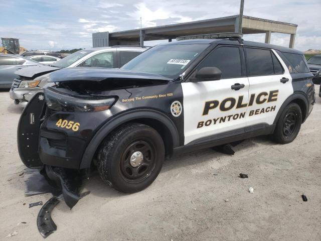 1FM5K8AB1MGB24401 - 2021 FORD EXPLORER POLICE INTERCEPTOR WHITE photo 1