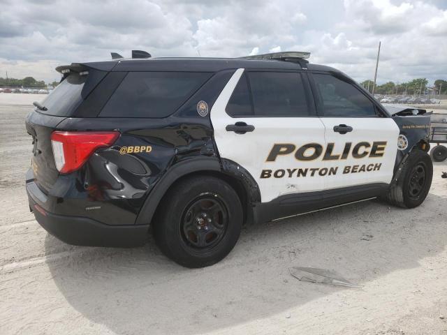 1FM5K8AB1MGB24401 - 2021 FORD EXPLORER POLICE INTERCEPTOR WHITE photo 3