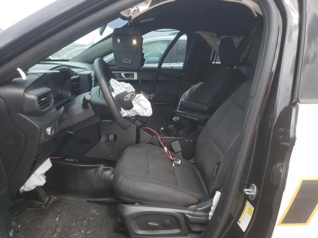 1FM5K8AB1MGB24401 - 2021 FORD EXPLORER POLICE INTERCEPTOR WHITE photo 7