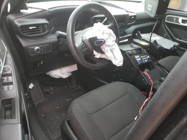1FM5K8AB1MGB24401 - 2021 FORD EXPLORER POLICE INTERCEPTOR WHITE photo 8