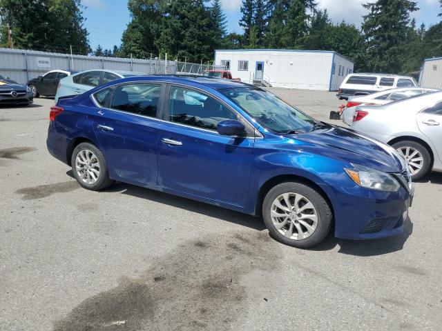 3N1AB7AP6KY318719 - 2019 NISSAN SENTRA S 蓝色 照片 4