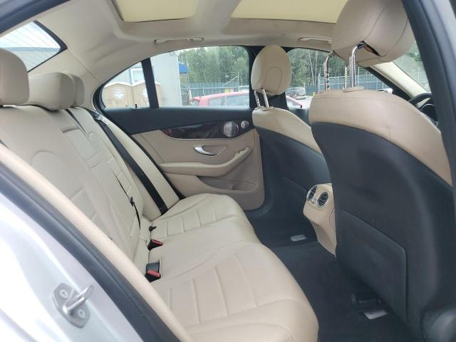 55SWF4KB1GU158310 - 2016 MERCEDES-BENZ C 300 4MATIC SILVER photo 10