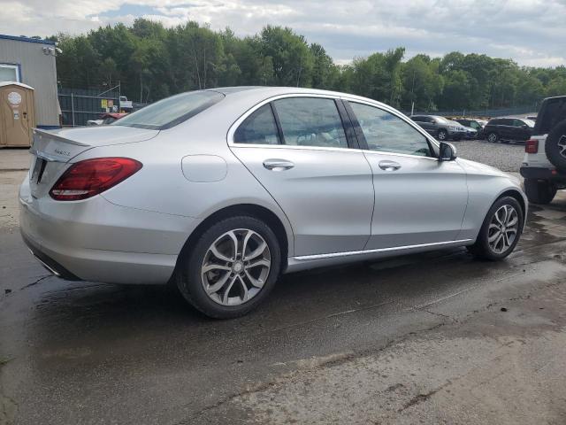 55SWF4KB1GU158310 - 2016 MERCEDES-BENZ C 300 4MATIC SILVER photo 3