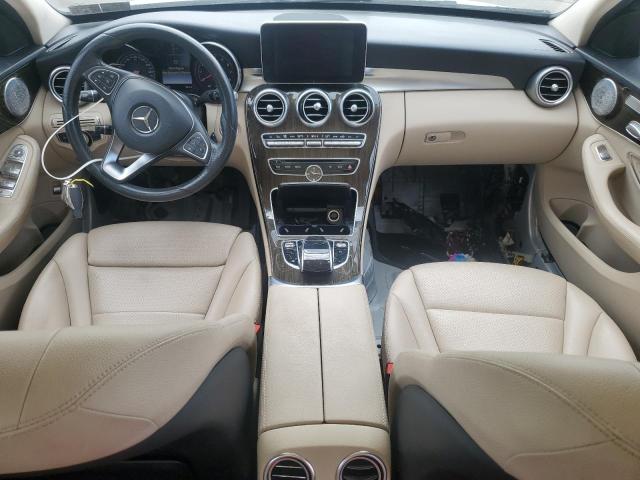 55SWF4KB1GU158310 - 2016 MERCEDES-BENZ C 300 4MATIC SILVER photo 8