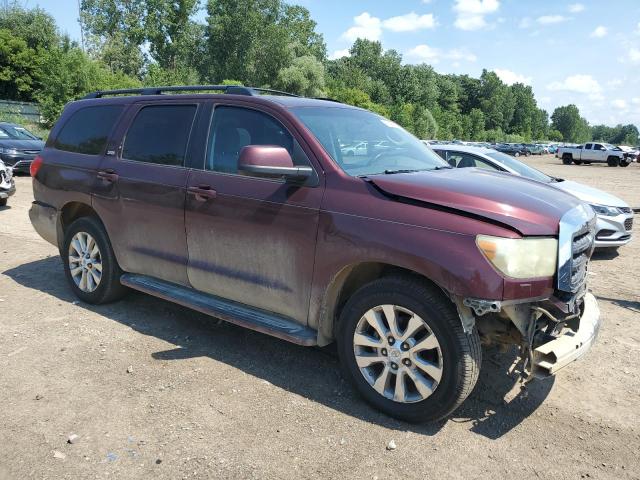 5TDBY64A28S007757 - 2008 TOYOTA SEQUOIA SR5 勃艮第红 照片 4
