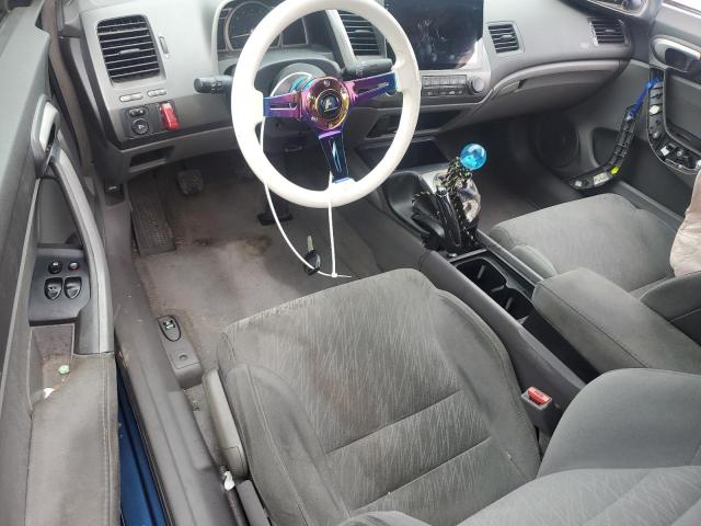 2HGFG11638H556987 - 2008 HONDA CIVIC LX BLUE photo 8