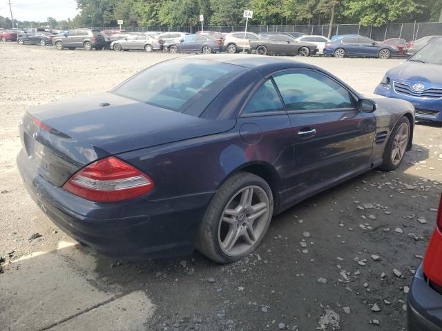 WDBSK71F67F132040 - 2007 MERCEDES-BENZ SL 550 BLUE photo 3