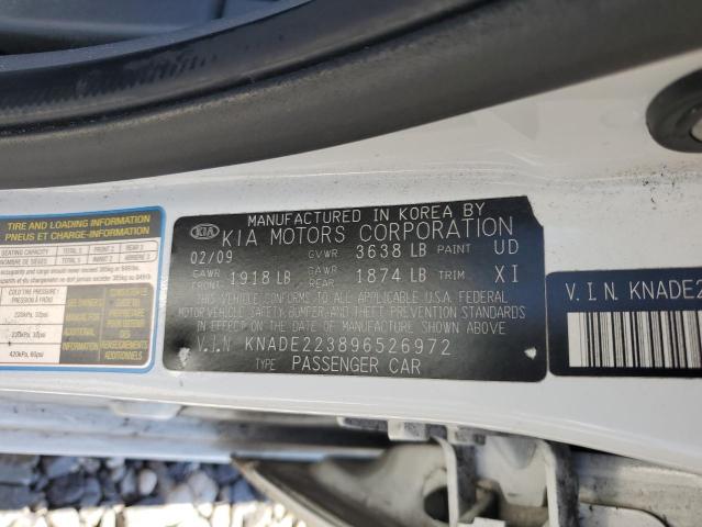 KNADE223896526972 - 2009 KIA RIO BASE Ağ foto 12
