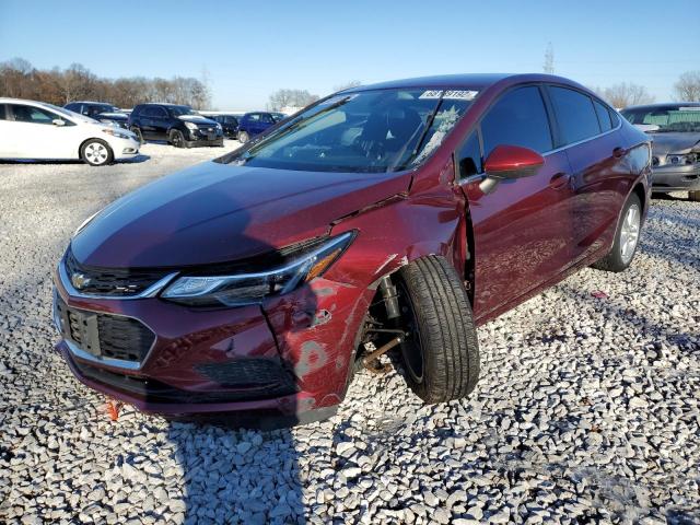 1G1BE5SM0G7279595 - 2016 CHEVROLET CRUZE LT BURGUNDY photo 1