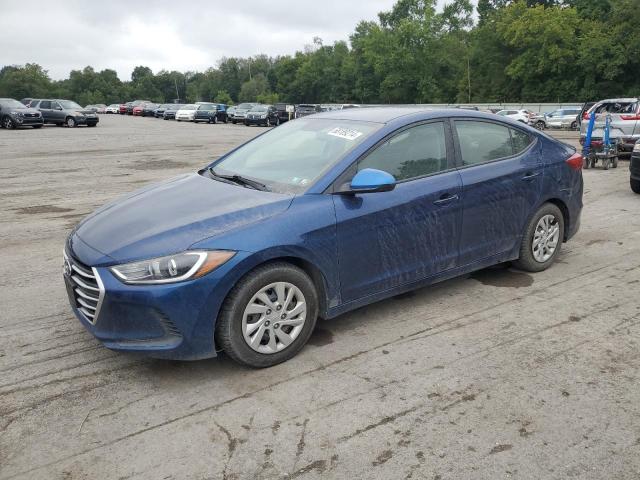 5NPD74LF9HH037096 - 2017 HYUNDAI ELANTRA SE BLUE photo 1