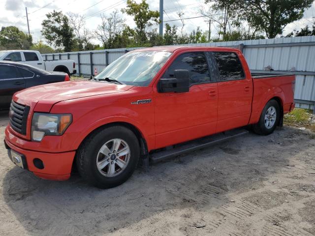 1FTFW1CT0CKD41881 - 2012 FORD F150 SUPERCREW RED photo 1