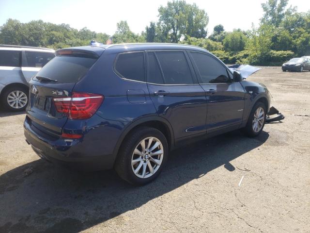 5UXWX9C56H0D98779 - 2017 BMW X3 XDRIVE28I BLUE photo 3