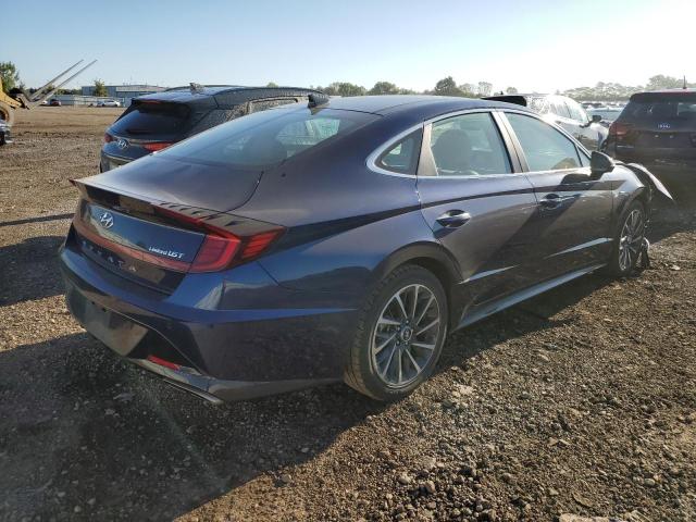 5NPEH4J20LH045114 - 2020 HYUNDAI SONATA LIMITED BLUE photo 3