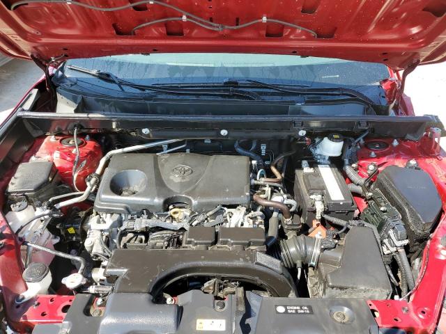 2T3P1RFV9KW054480 - 2019 TOYOTA RAV4 XLE 红色 照片 12