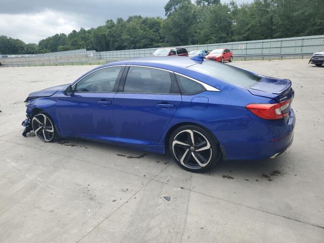 1HGCV1F34KA140329 - 2019 HONDA ACCORD SPORT Синій фото 2
