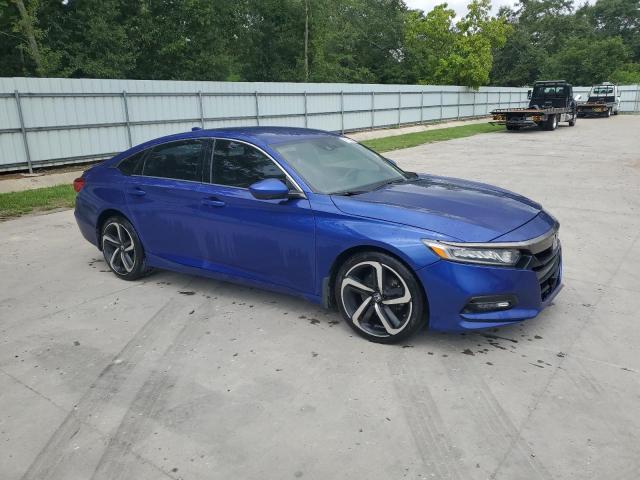 1HGCV1F34KA140329 - 2019 HONDA ACCORD SPORT Синій фото 4