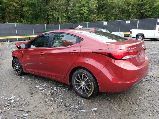 5NPDH4AE2GH772766 - 2016 HYUNDAI ELANTRA SE RED photo 2