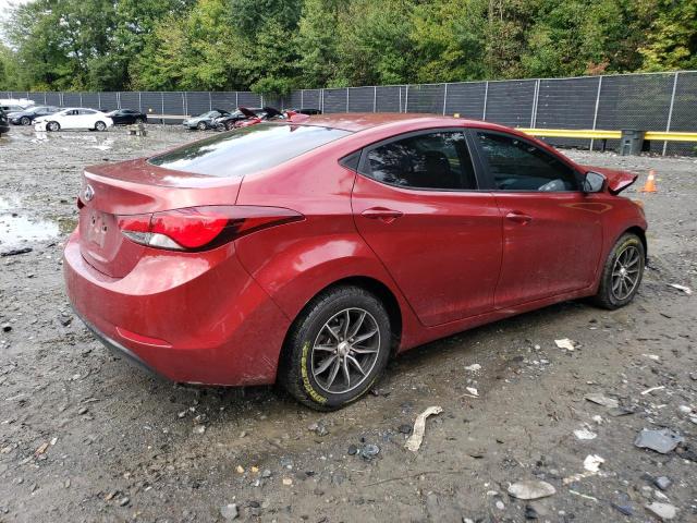 5NPDH4AE2GH772766 - 2016 HYUNDAI ELANTRA SE RED photo 3