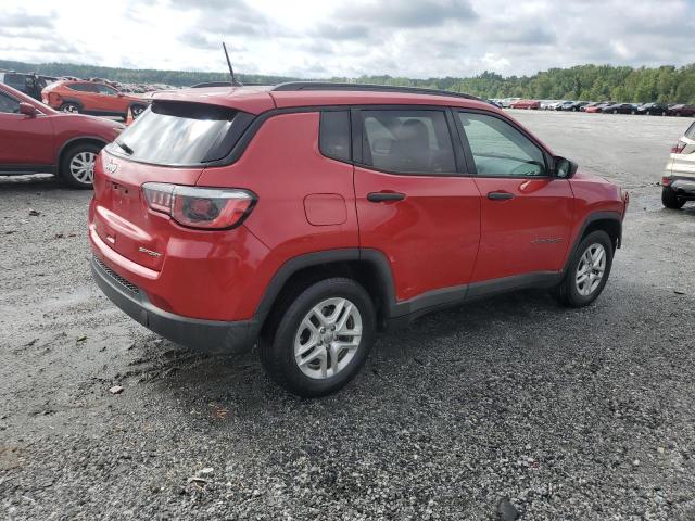 3C4NJCAB3JT212898 - 2018 JEEP COMPASS SPORT 红色 照片 3