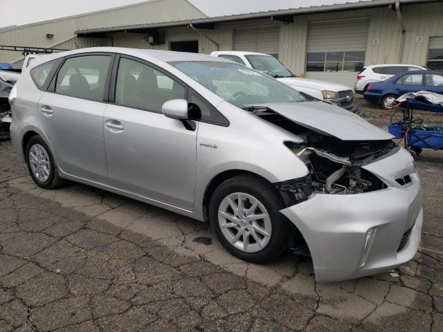 JTDZN3EU9D3190584 - 2013 TOYOTA PRIUS V SILVER photo 4