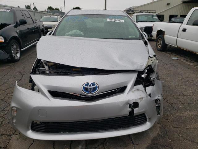 JTDZN3EU9D3190584 - 2013 TOYOTA PRIUS V SILVER photo 5