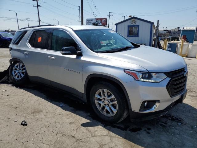 1GNERGKW3KJ189656 - 2019 CHEVROLET TRAVERSE LT ვერცხლისფერი ფოტო 4