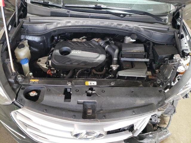 5XYZUDLA2HG435261 - 2017 HYUNDAI SANTA FE SPORT BLACK photo 12
