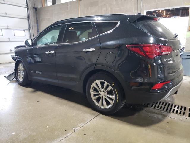 5XYZUDLA2HG435261 - 2017 HYUNDAI SANTA FE SPORT BLACK photo 2