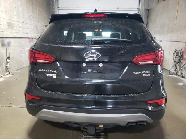 5XYZUDLA2HG435261 - 2017 HYUNDAI SANTA FE SPORT BLACK photo 6