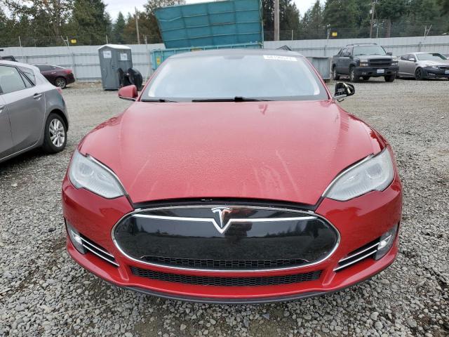5YJSA1DP6DFP16170 - 2013 TESLA MODEL S Կարմիր լուսանկար 5