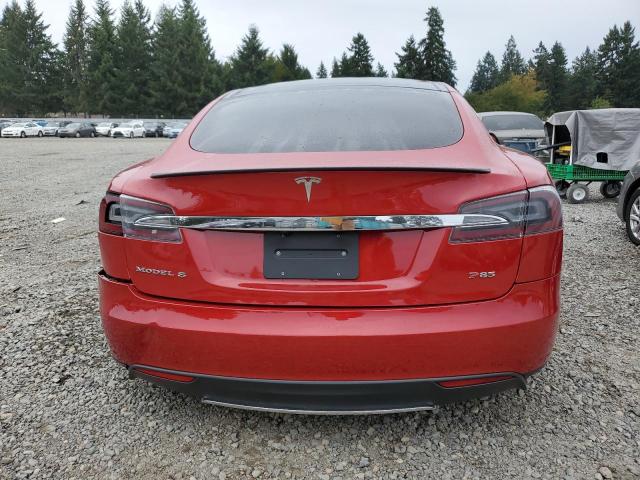 5YJSA1DP6DFP16170 - 2013 TESLA MODEL S Կարմիր լուսանկար 6