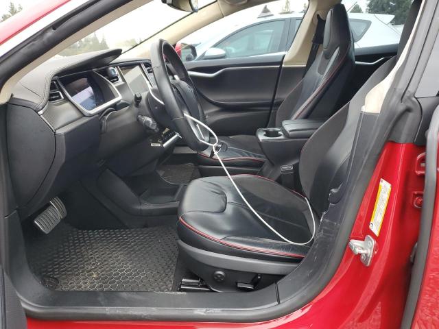 5YJSA1DP6DFP16170 - 2013 TESLA MODEL S Կարմիր լուսանկար 7