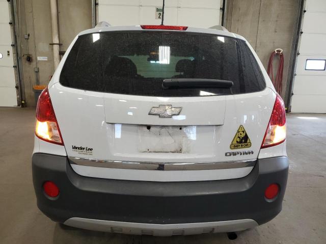 3GNAL2EK0CS618196 - 2012 CHEVROLET CAPTIVA SPORT WHITE photo 6